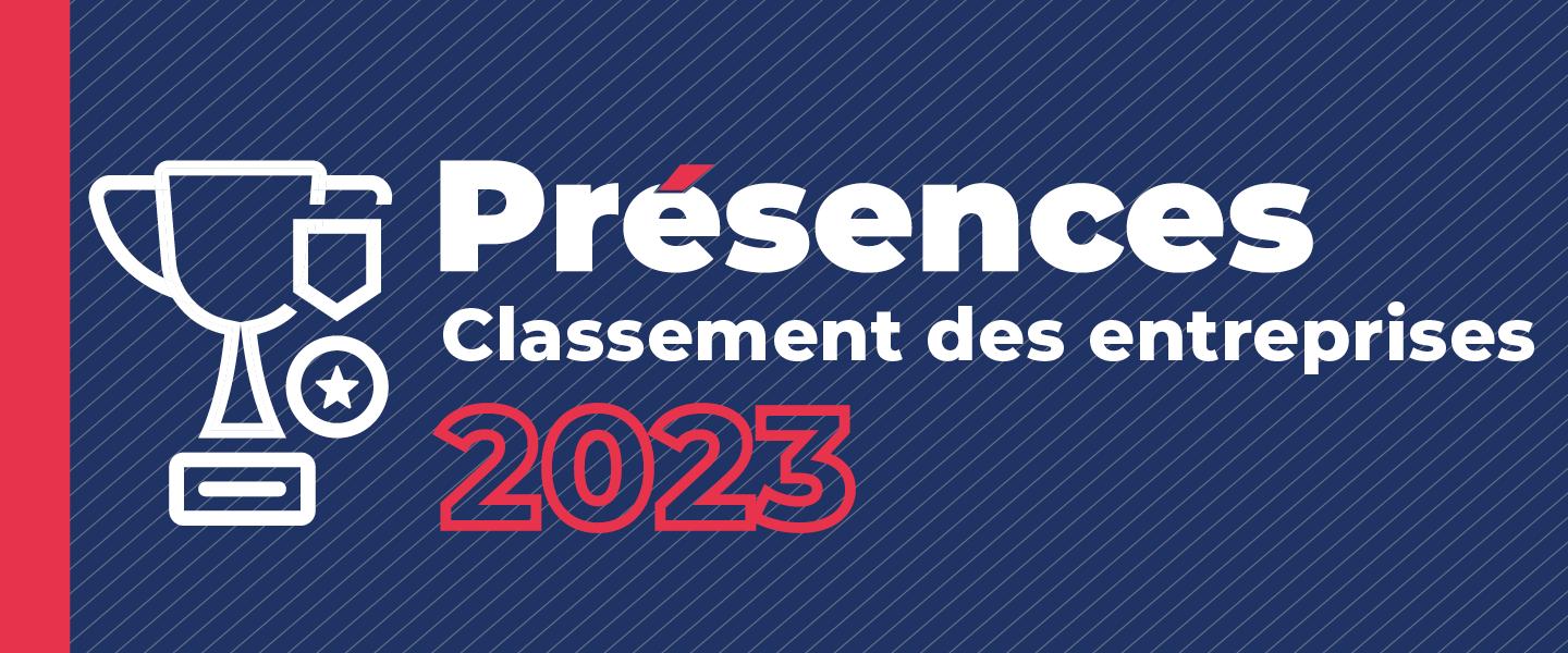 Classement entreprises Présences