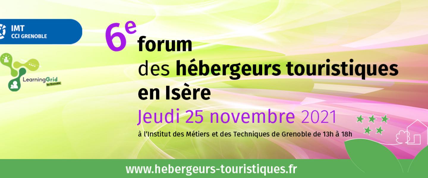 6e forum des hébergeurs touristiques Isère