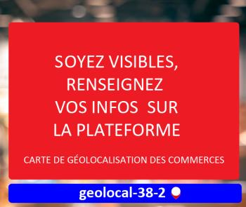 Carte de géolocalisation des commerces